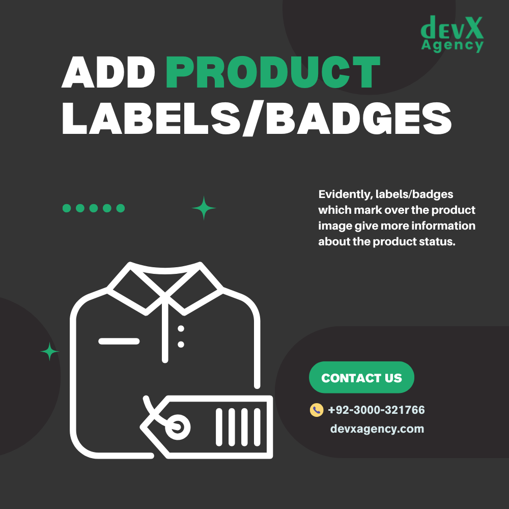 Add product labels/badges