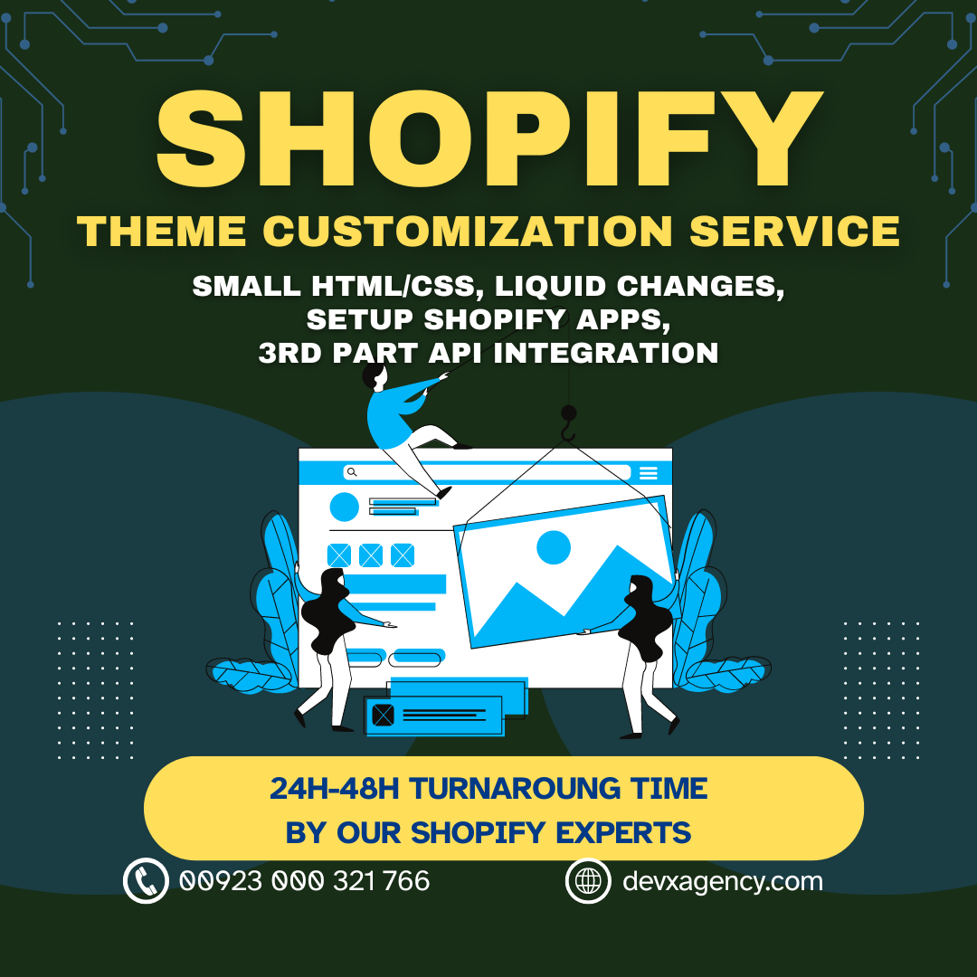 Shopify theme customization services